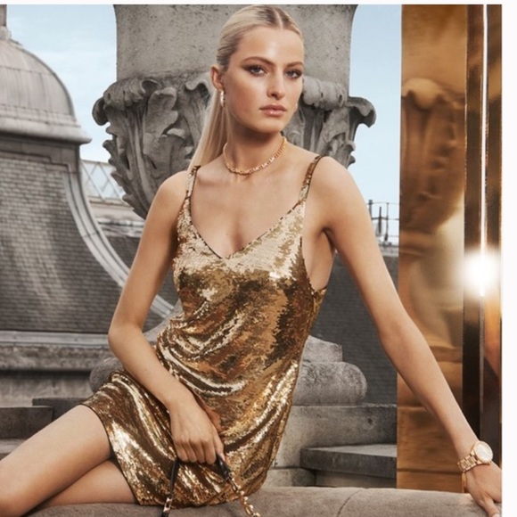 MICHAEL Michael Kors Dresses & Skirts - NWT MICHAEL MICHAEL KORS
Sequined Mesh Tank Dress
